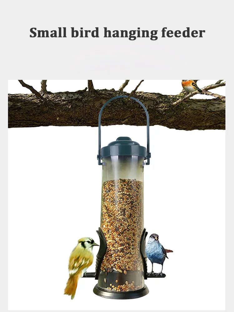 Outdoor Hanging Bird Feeder – Multi-Hole Food Dispenser for Small Birds