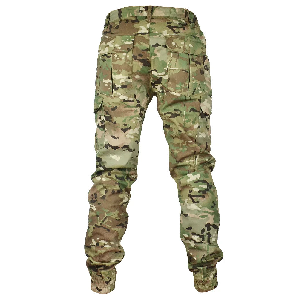 Mege Tactical Camouflage Cargo Joggers - Ripstop Outdoor Hiking Pants