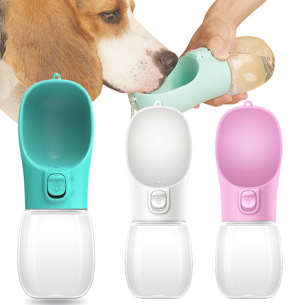 Leakproof Portable Dog Water Bottle: Ideal for Small and Large Dogs, Cats, and Outdoor Use