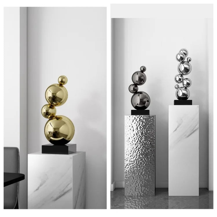 Stainless Steel Combination Ball Decoration for Home, Office, and Shop