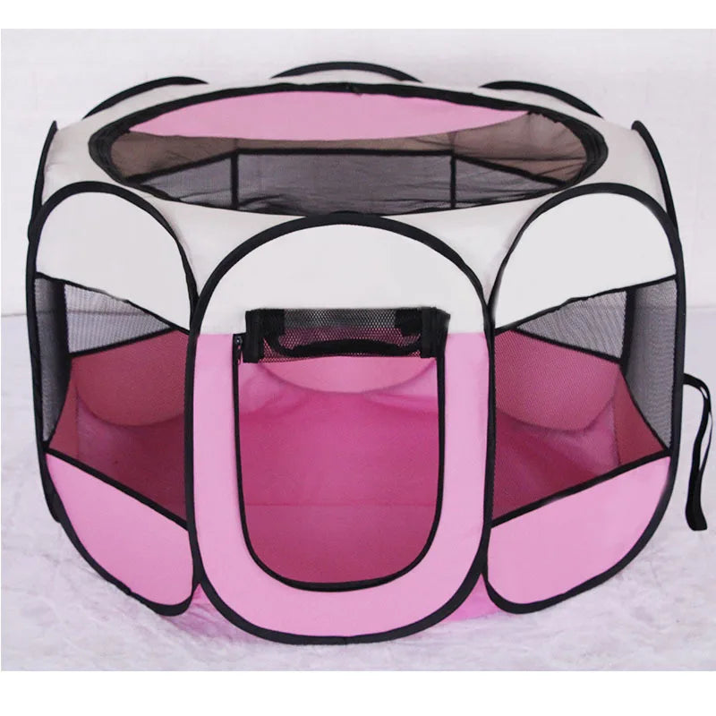 Portable Foldable Cat Tent: Easy-Setup Outdoor Travel House for Cats and Small Dogs