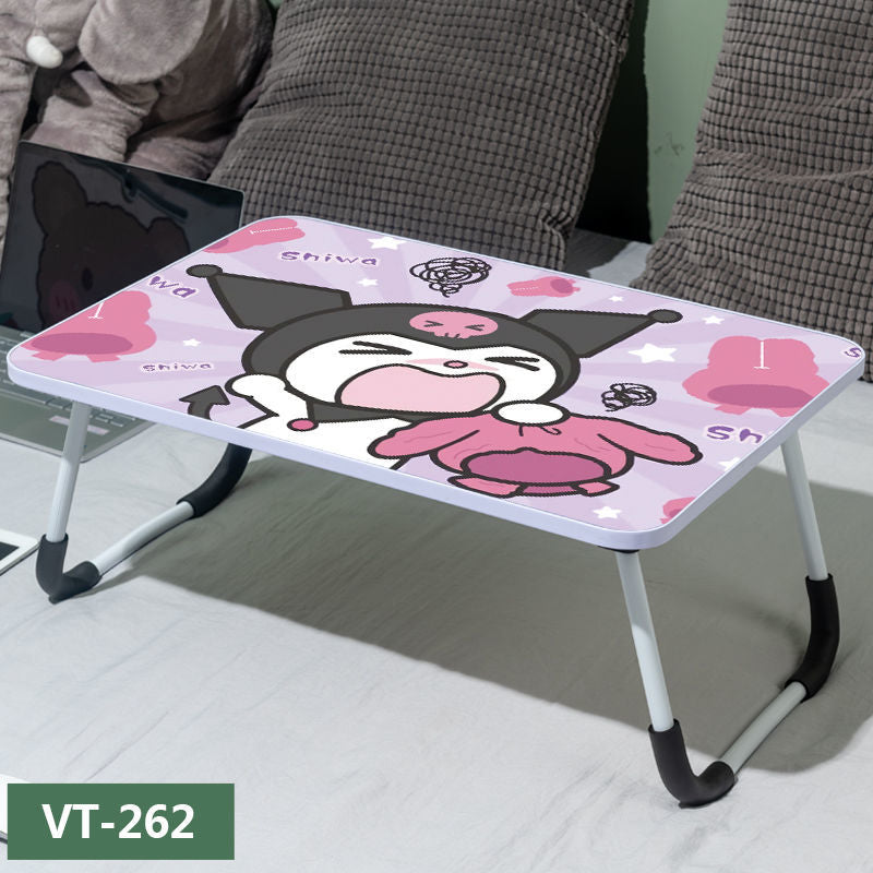 Creative Hello Kitty Kulomi Foldable Computer Table - Small Desk for Dormitory