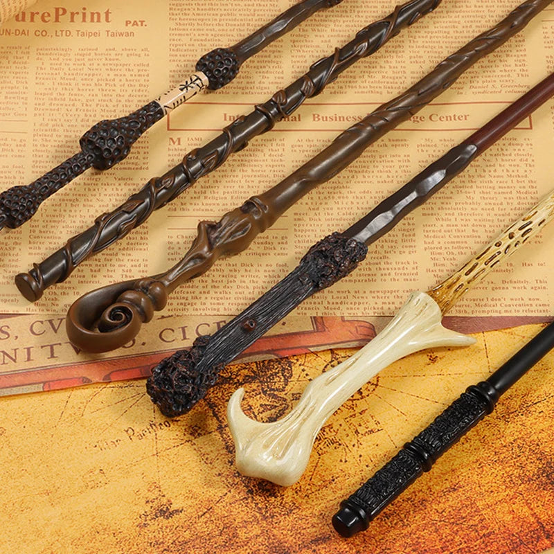 24 Styles of Metal Core Magic Wands – Harry Potter Collection Including Malfoy