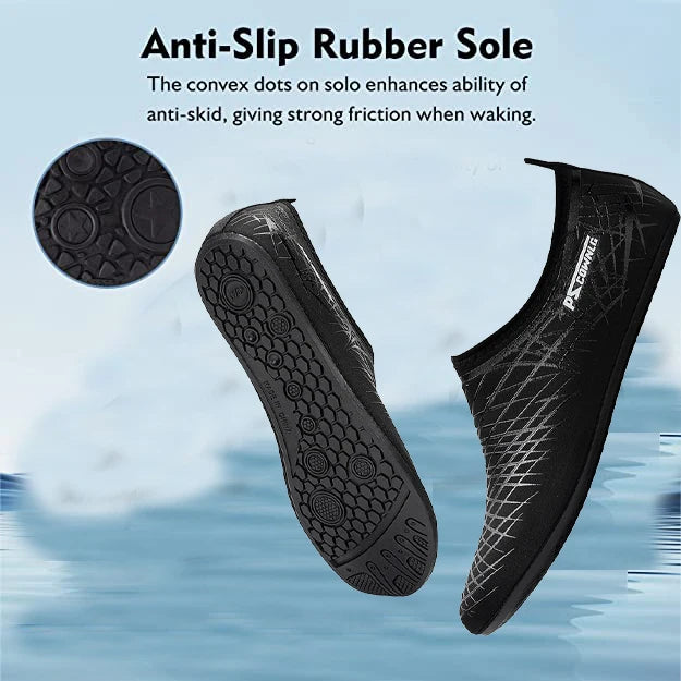 Unisex Non-Slip Aqua Shoes – Water-Resistant Beach &amp; Diving Socks for Men &amp; Women