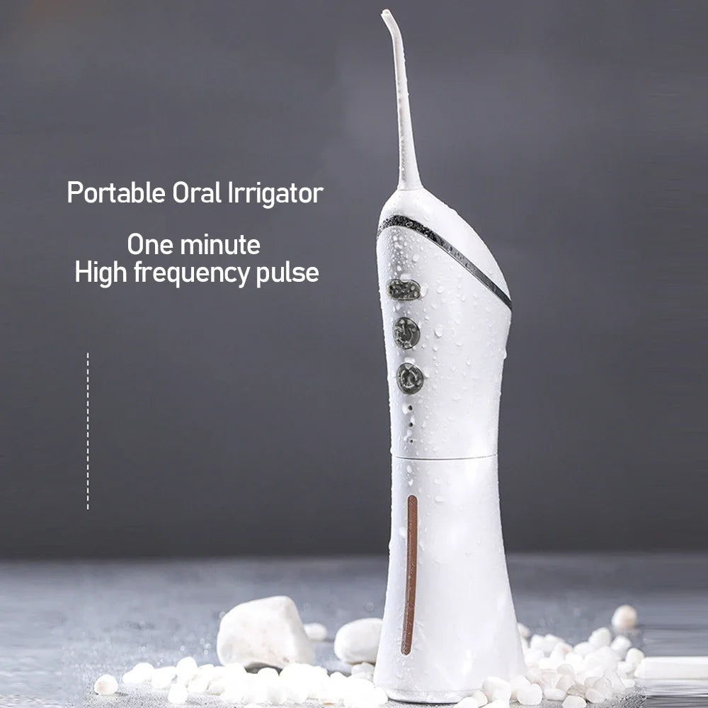 2024 Portable Cordless Electric Water Flosser - Retractable Oral Irrigator for Teeth Cleaning