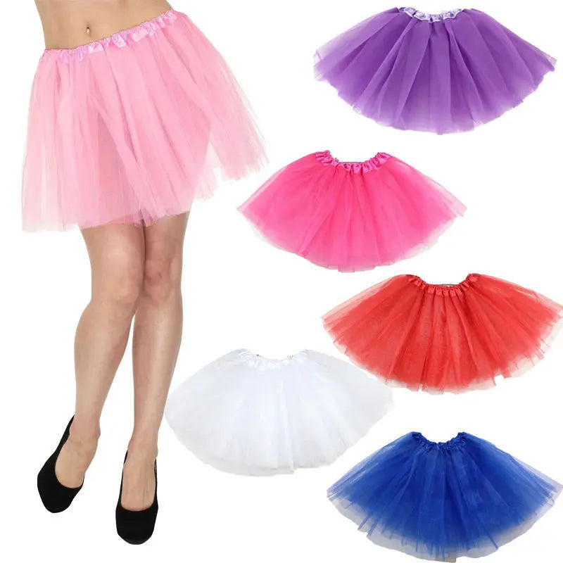 Women’s Summer Vintage Tulle Skirt: Fancy Ballet Dancewear for Parties and Costumes