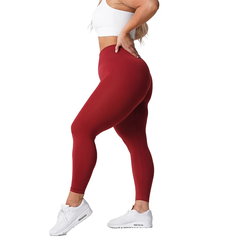 Women’s Seamless High-Waisted Leggings – Soft Spandex Yoga &amp; Gym Wear