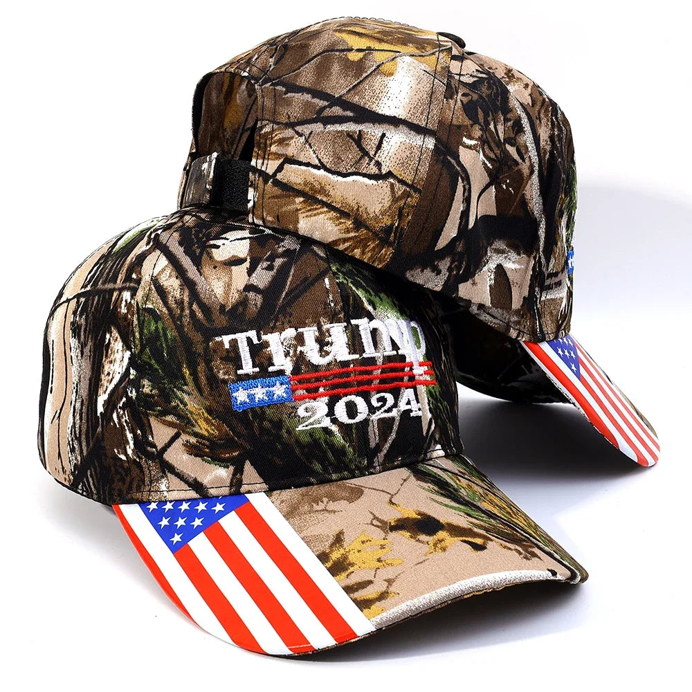 Trump 2024 Make America Great Again Hat – Embroidered Mesh Cap for Republicans