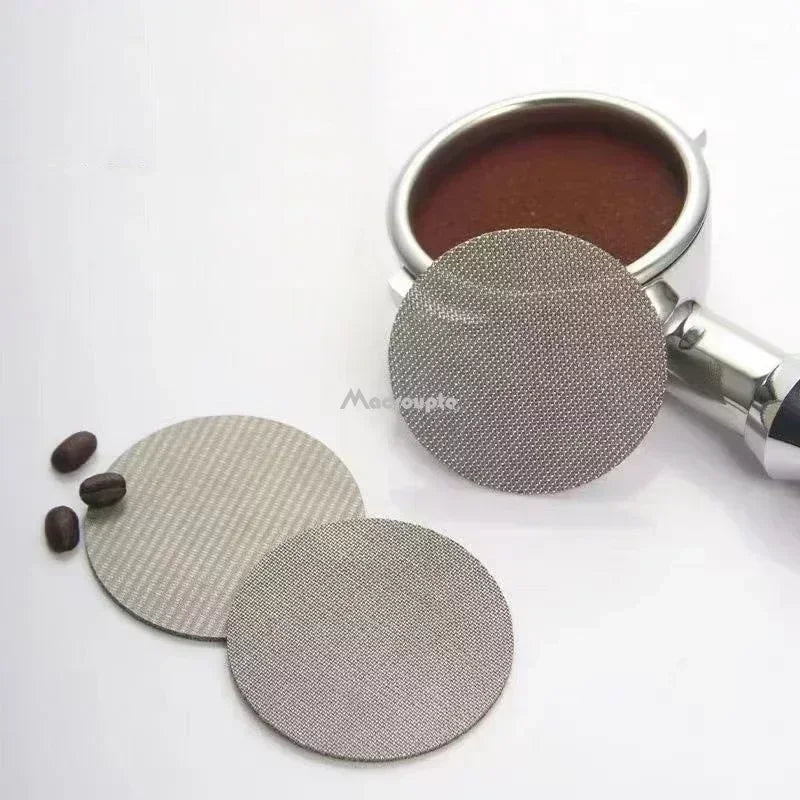 Reusable Coffee Filter Screen: Heat Resistant Mesh for 51/53/58mm Portafilters