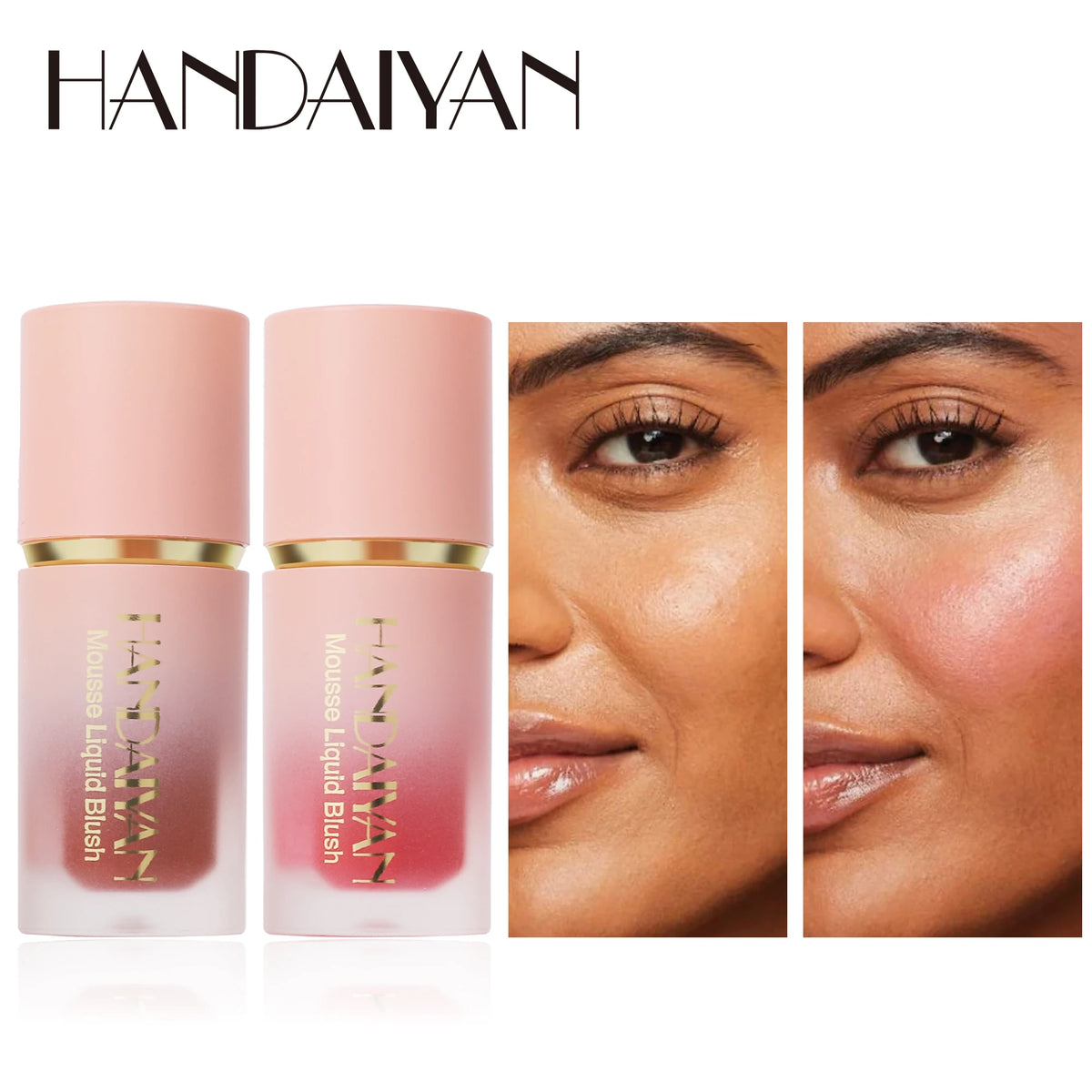 HANDAIYAN 6-Color Matte Liquid Blush Set