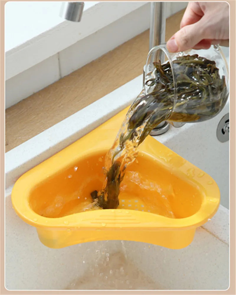 Swan Drain Basket: Kitchen Sink Filter and Multifunctional Hanging Rack for Leftovers