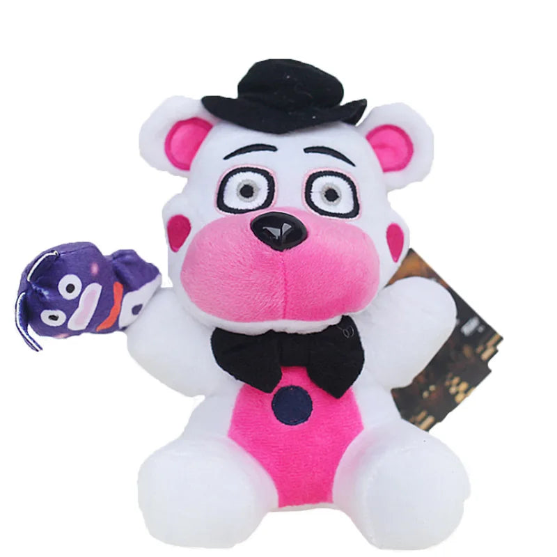 Five Nights at Freddy&#39;s Plush Toys – 18cm Cute Dolls of Bonnie, Foxy, and Freddy, Cartoon Stuffed Toys for Children’s Gifts