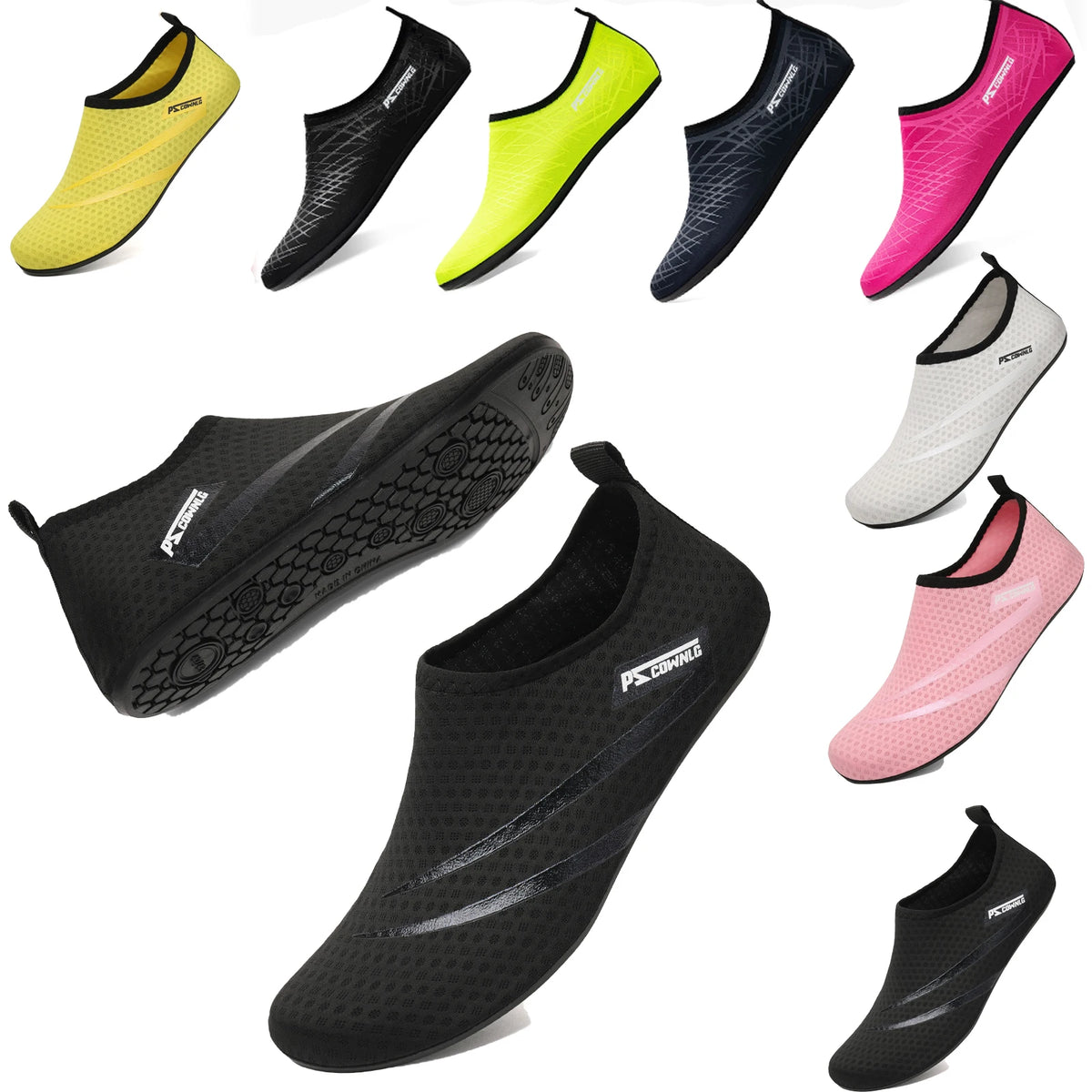 Unisex Non-Slip Aqua Shoes – Water-Resistant Beach &amp; Diving Socks for Men &amp; Women