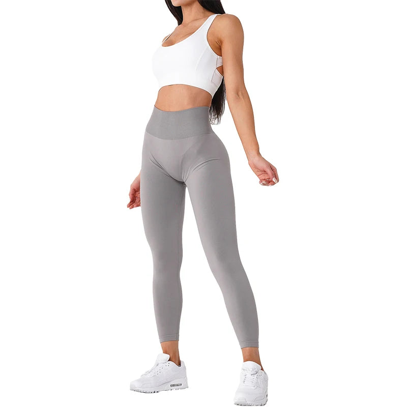 Women’s Seamless High-Waisted Leggings – Soft Spandex Yoga &amp; Gym Wear