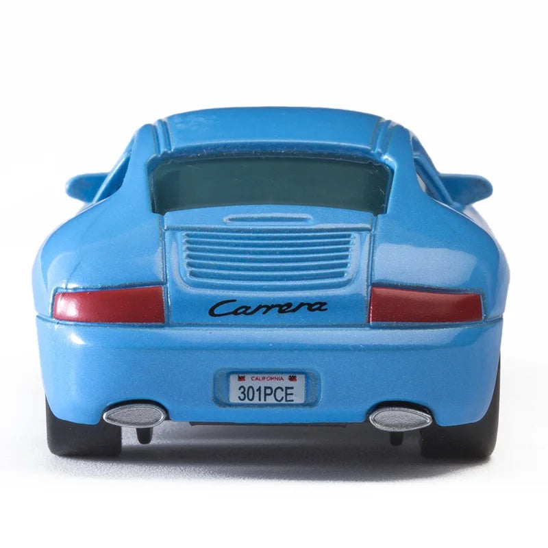 Disney Pixar Cars Lightning McQueen 1:55 Alloy Metal Model Car – Includes Mater and Sheriff