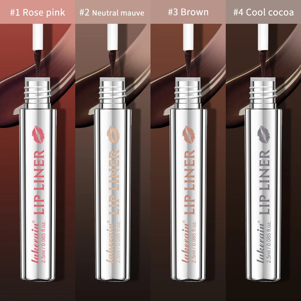 Magic Lip Liner Tattoo Set - Highly Pigmented Matte Peel-Off, Waterproof &amp; Transfer-Proof Lip Stain