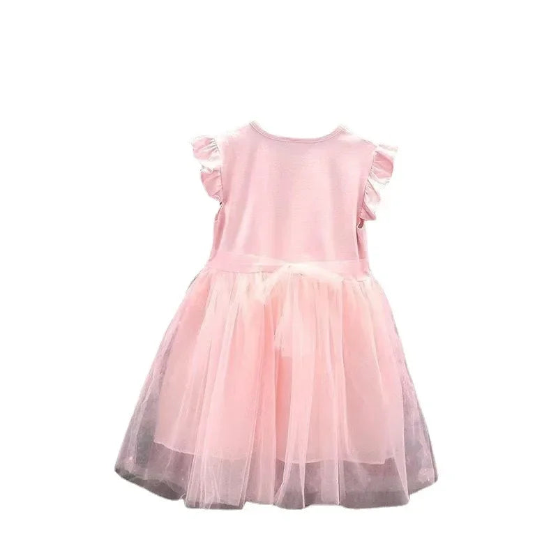 Summer Dresses For Girls -  Frozen Anna Elsa, Perfect for Birthday Parties and Children's Events
