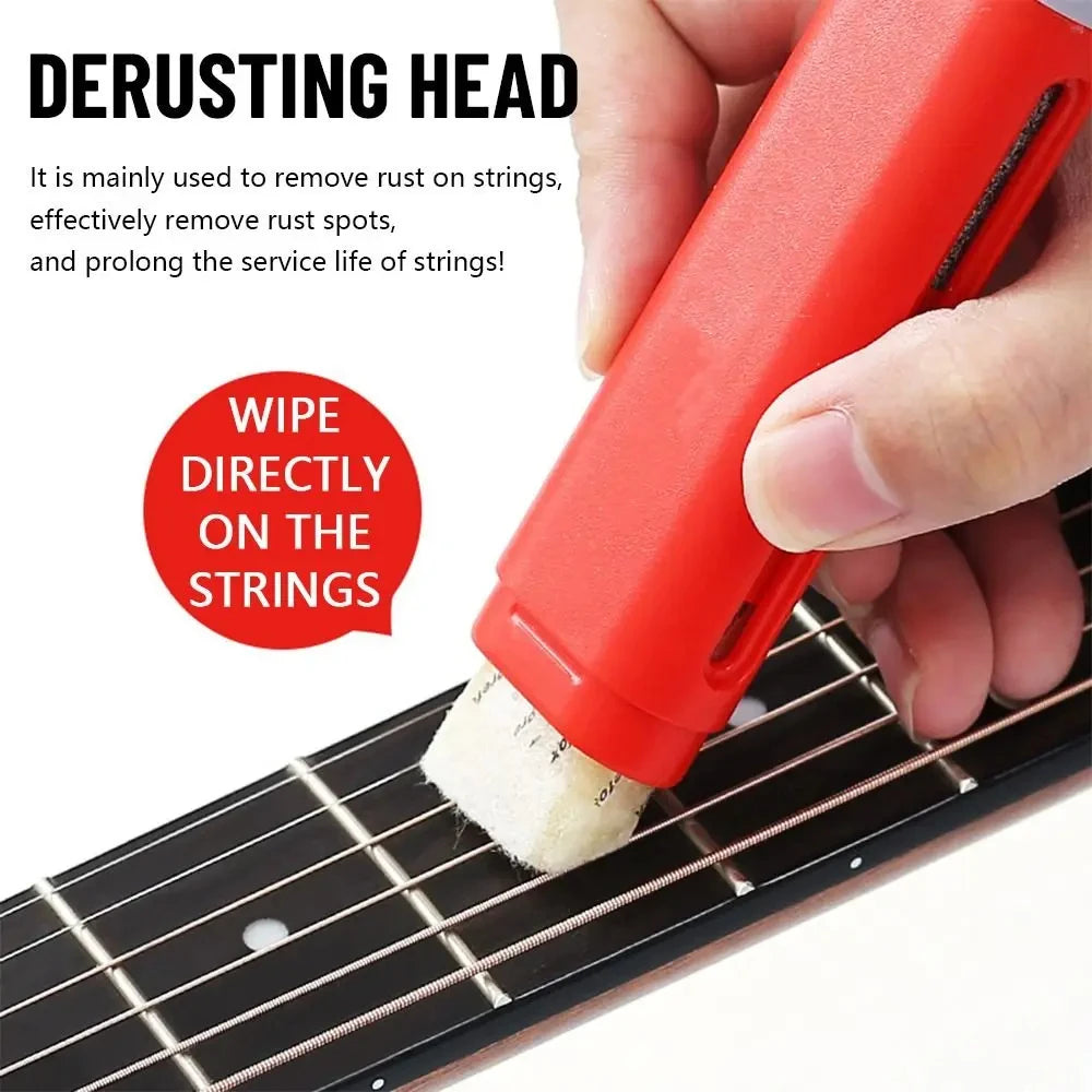 Guitar String Cleaner Pen - Anti-Rust Brush for String Care