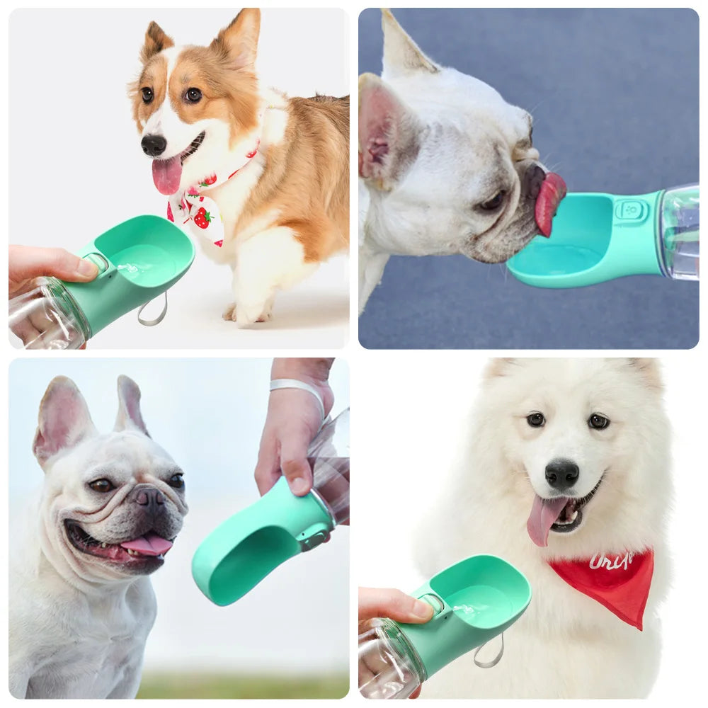 Leakproof Portable Dog Water Bottle: Ideal for Small and Large Dogs, Cats, and Outdoor Use