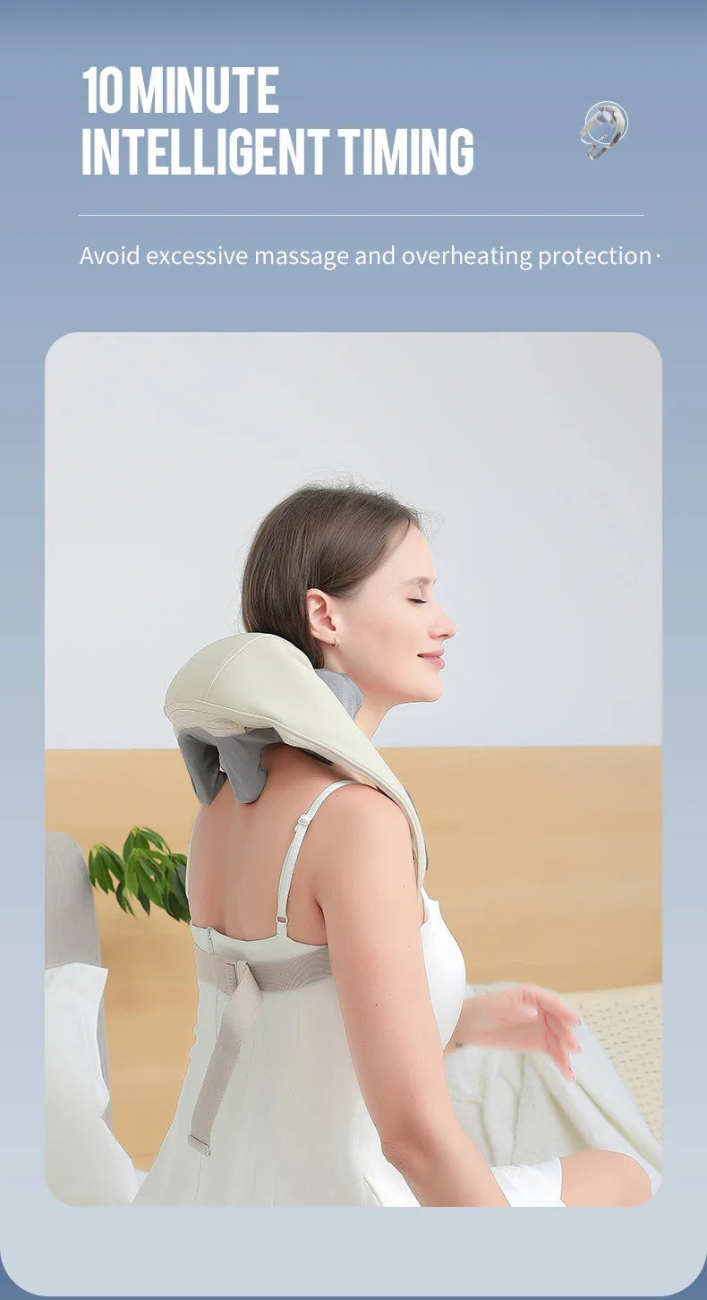 Wireless Neck And Back Massager - Relaxing Trapezius