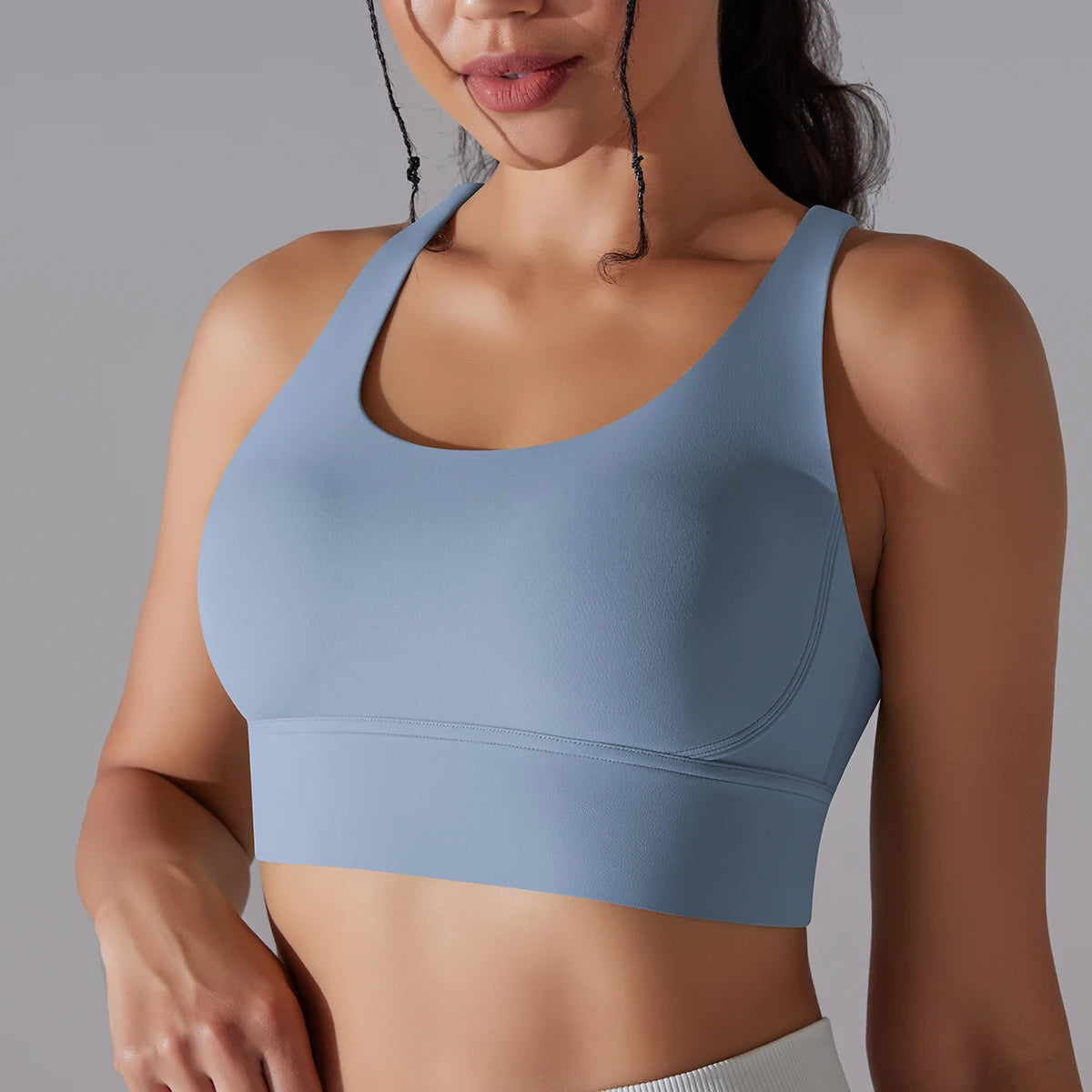 Women&#39;s Naked Feel Yoga Bra Tank: Fitness Camisole for Gym &amp; Workout