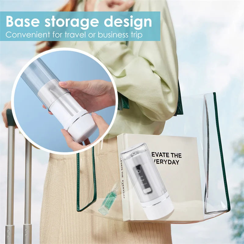 Xiaomi Portable Oral Irrigator - Rechargeable Electric Water Flosser with 4 Nozzles