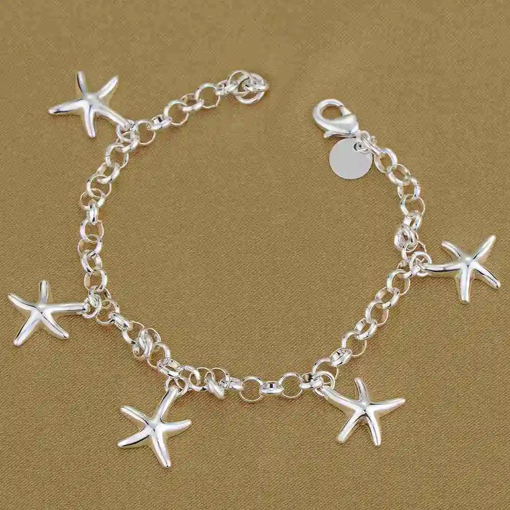 925 Sterling Silver Heart Bracelet for Women and Men, High-Quality Romance Chain Fashion Jewelry for Engagement, Party and Wedding Gift