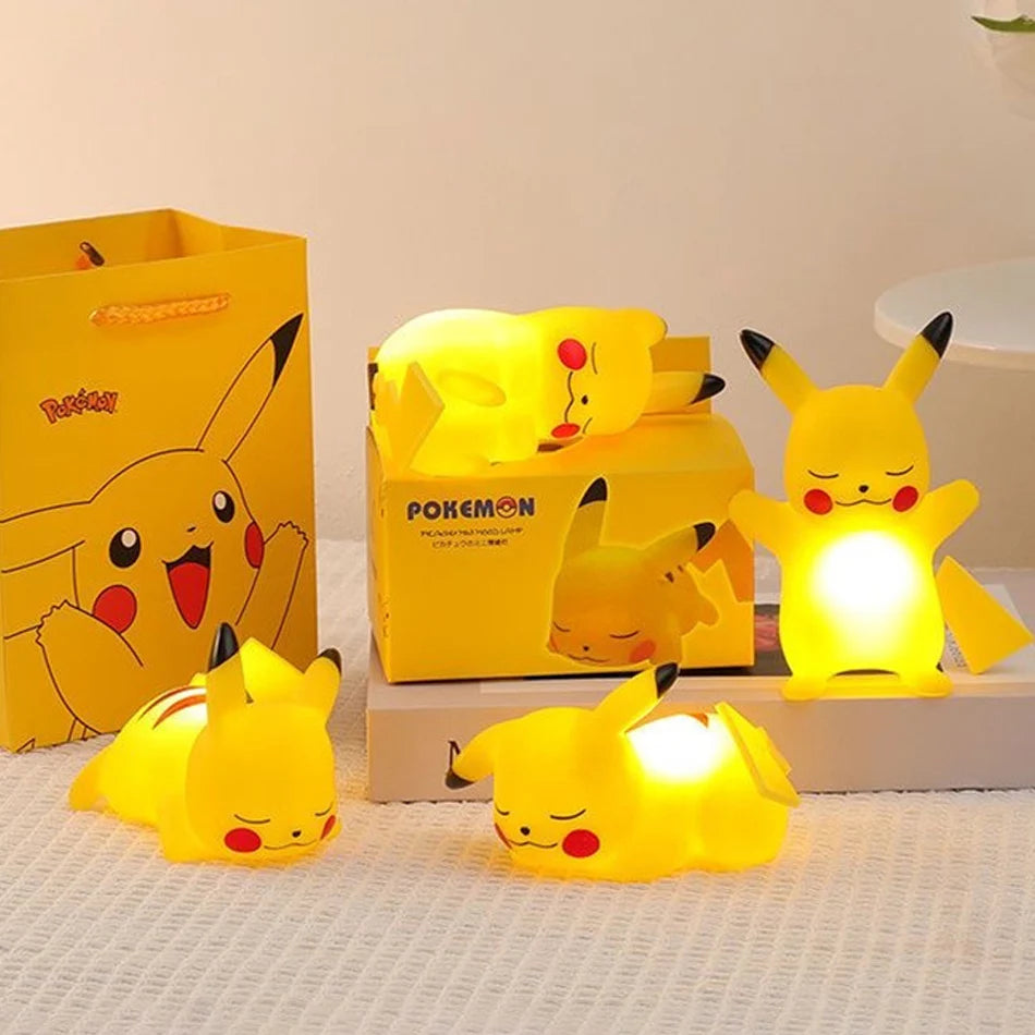 Pokemon Pikachu Night Light: Cute Glowing Bedside Lamp for Kids’ Gift