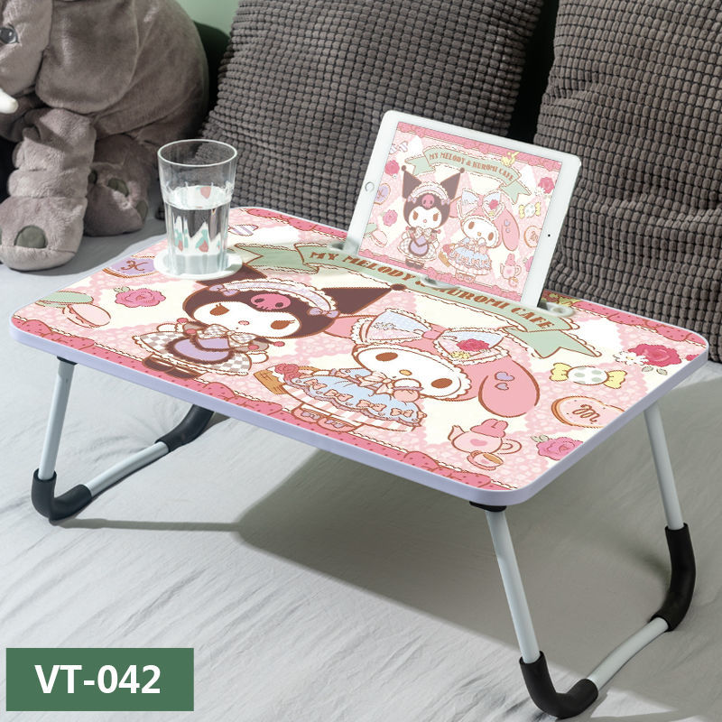 Creative Hello Kitty Kulomi Foldable Computer Table - Small Desk for Dormitory