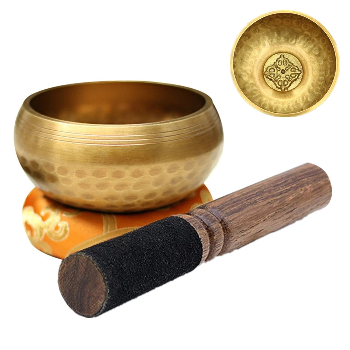 Tibetan Singing Bowl Set – Ideal for Meditation, Yoga, and Stress Relief Gift