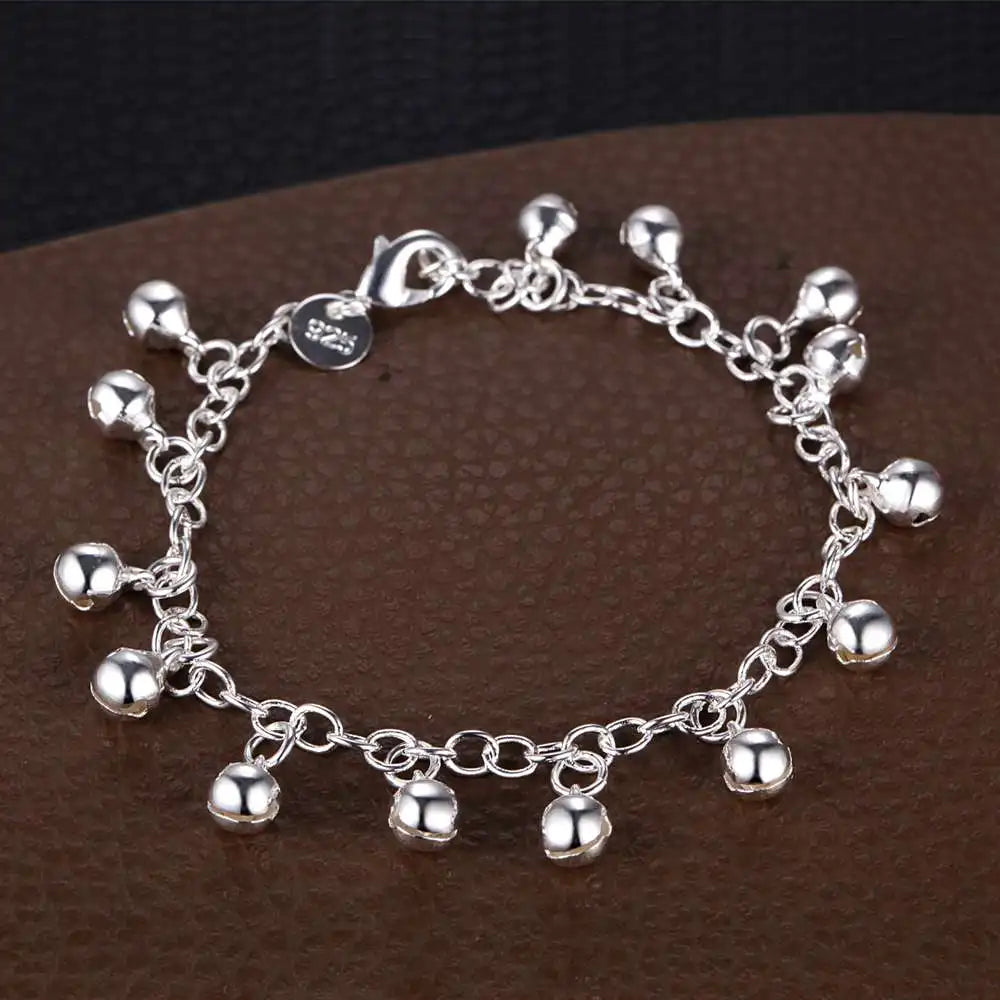 925 Sterling Silver Heart Bracelet for Women and Men, High-Quality Romance Chain Fashion Jewelry for Engagement, Party and Wedding Gift