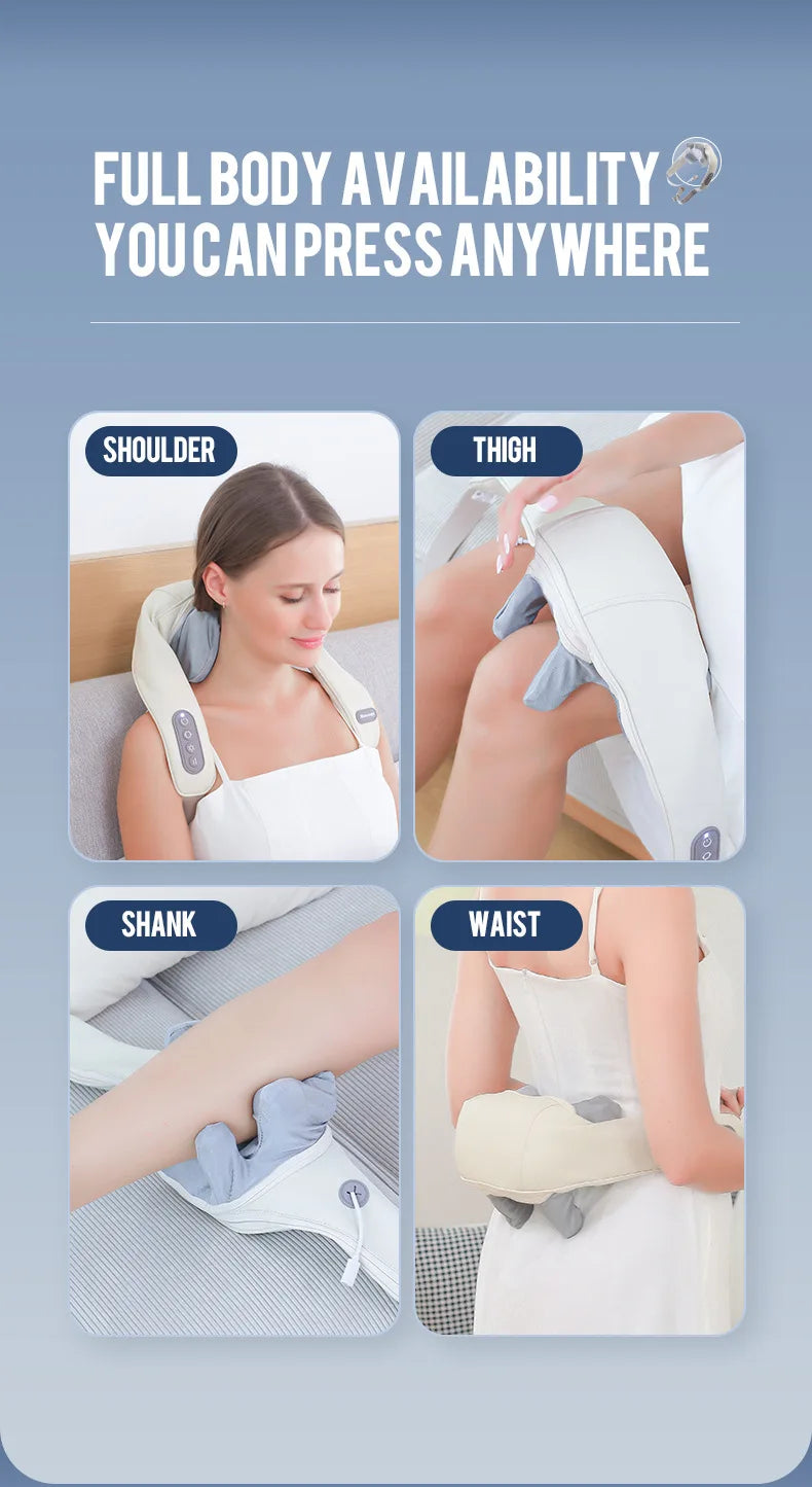 Wireless Neck And Back Massager - Relaxing Trapezius