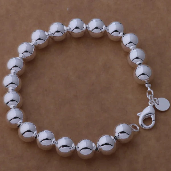 925 Sterling Silver Heart Bracelet for Women and Men, High-Quality Romance Chain Fashion Jewelry for Engagement, Party and Wedding Gift