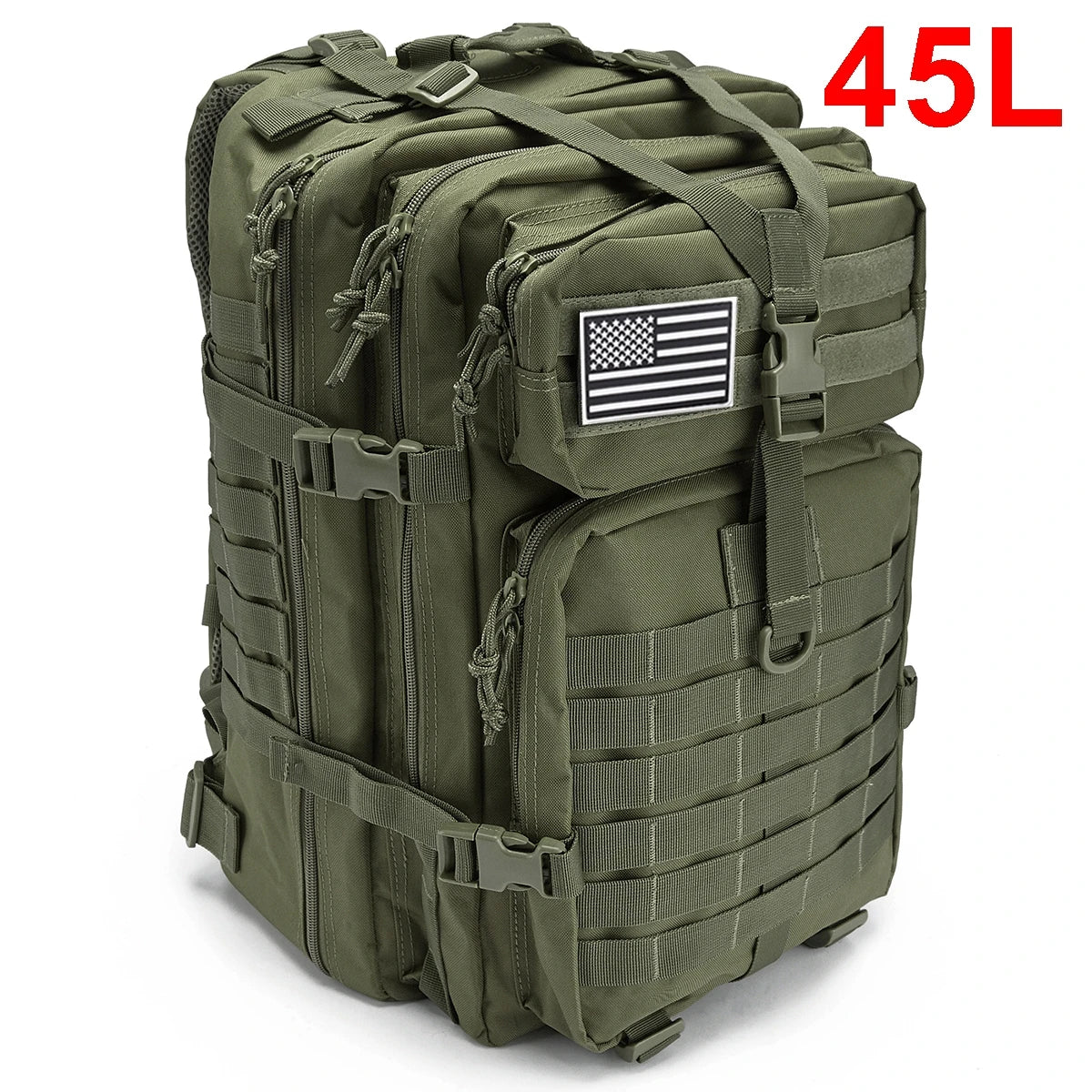 Reliable 30/45L Tactical Backpack for Travel, Hiking, and Outdoor Survival