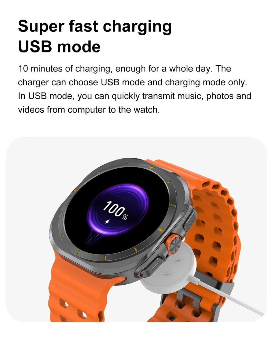 Smart Watch 7 Ultra - AMOLED Fitness & Health Tracker