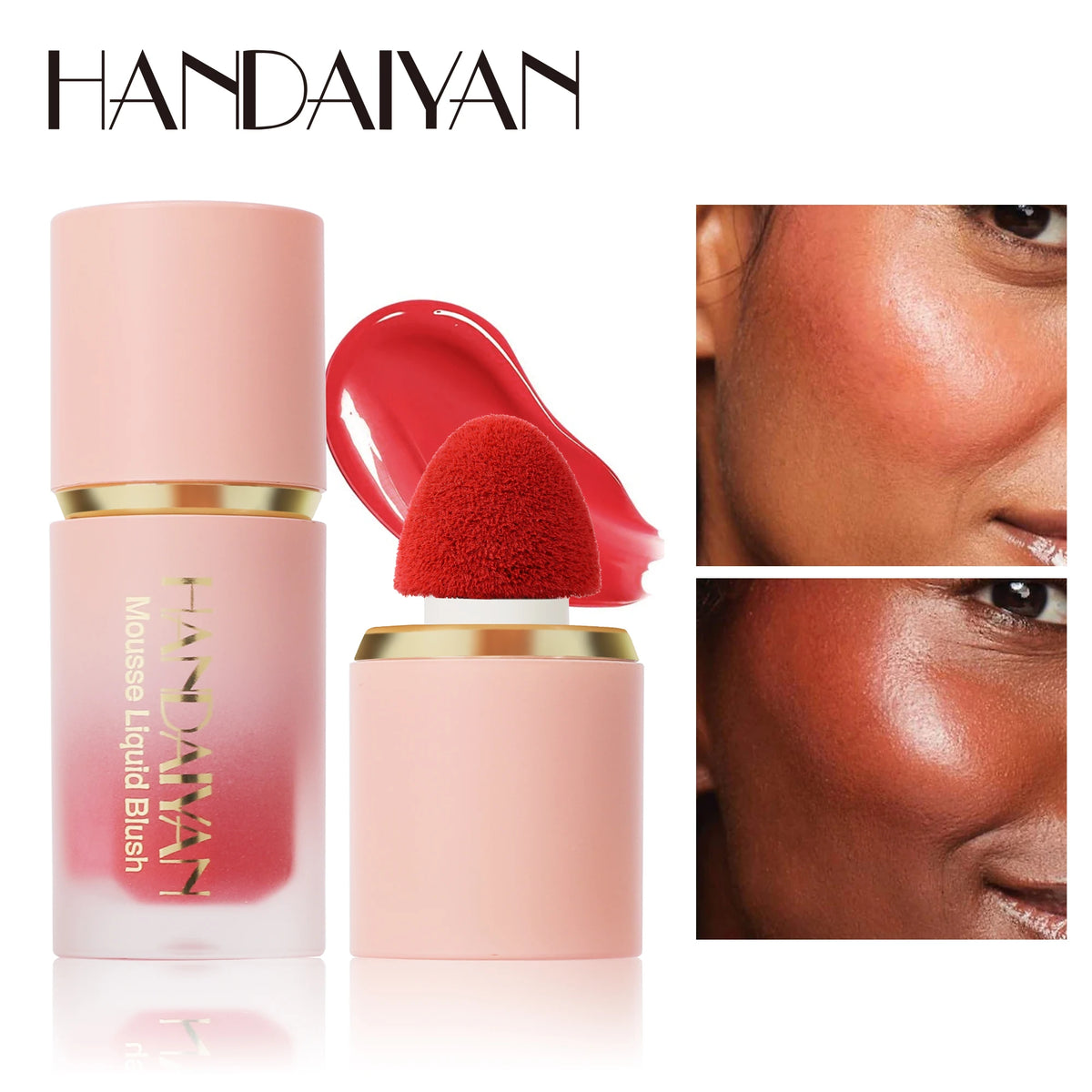 HANDAIYAN 6-Color Matte Liquid Blush Set