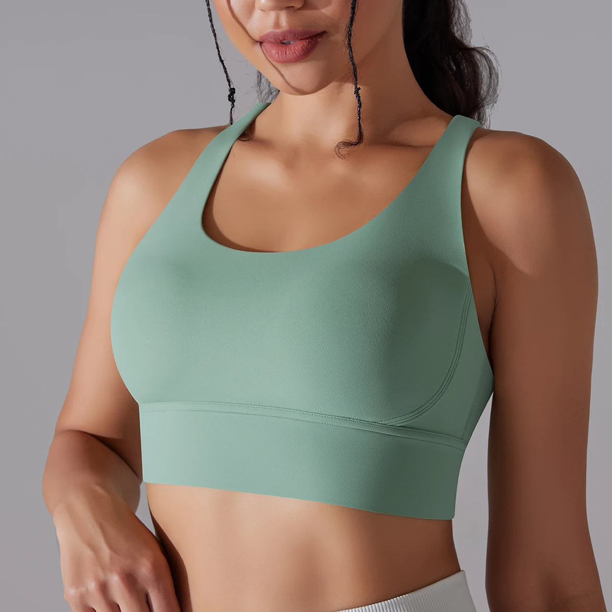 Women&#39;s Naked Feel Yoga Bra Tank: Fitness Camisole for Gym &amp; Workout