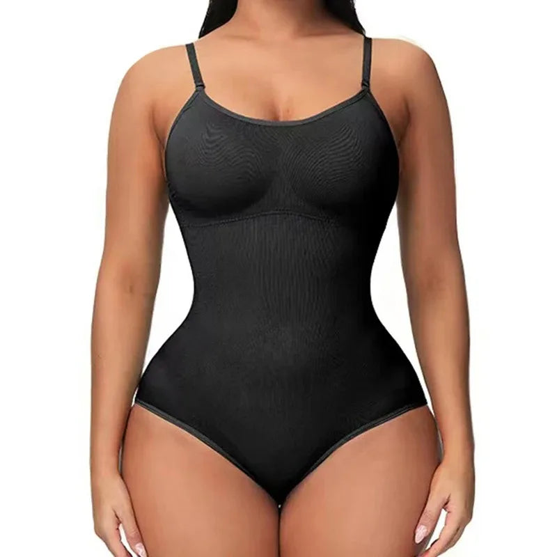 Spaghetti Strap Slimming Body Shaper: Seamless and Comfortable Fit