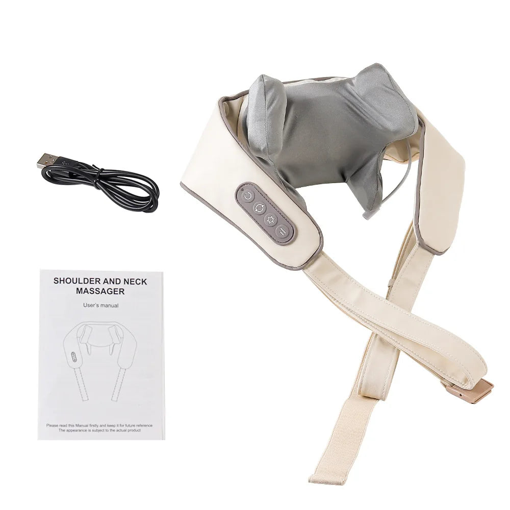 Wireless Neck And Back Massager - Relaxing Trapezius