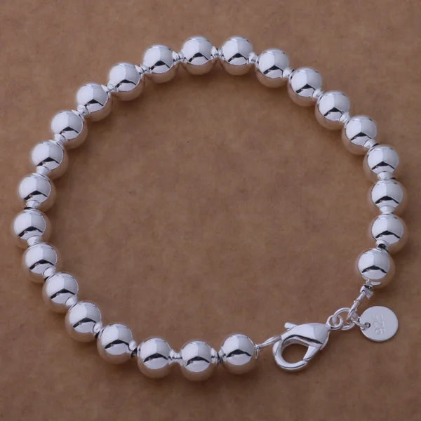 925 Sterling Silver Heart Bracelet for Women and Men, High-Quality Romance Chain Fashion Jewelry for Engagement, Party and Wedding Gift