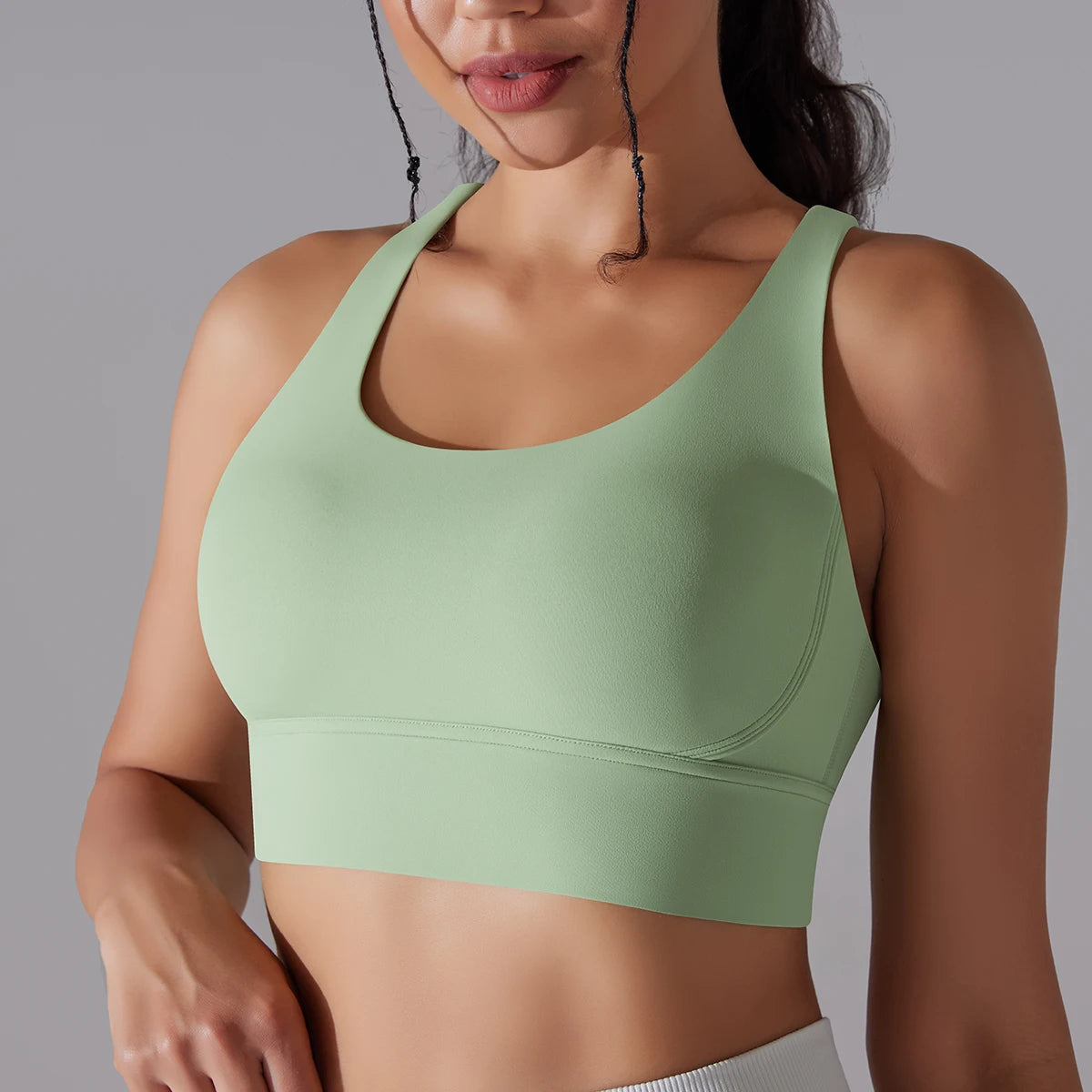 Women&#39;s Naked Feel Yoga Bra Tank: Fitness Camisole for Gym &amp; Workout