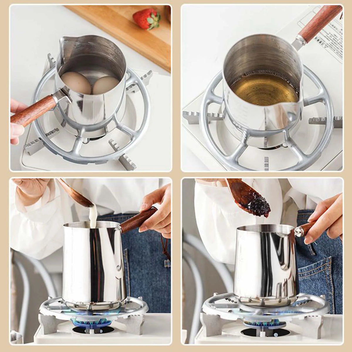 Turkish Coffee Pot: Multifunctional Kettle for Coffee, Tea, and Melting – Easy to Clean for Home and Office