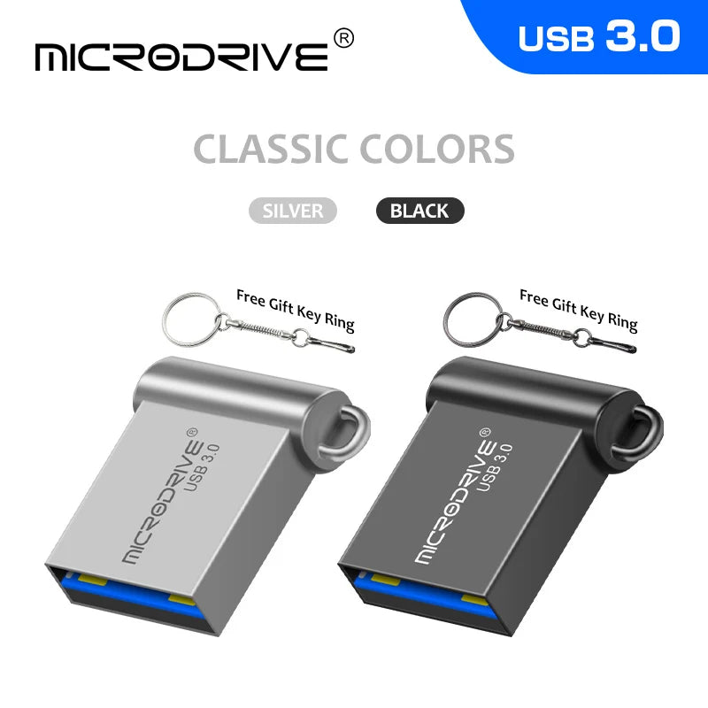 USB Flash Drive – High-Speed 3.0 Mini Pendrive, Available in 16GB, 32GB, 64GB, and 128GB for USB Storage