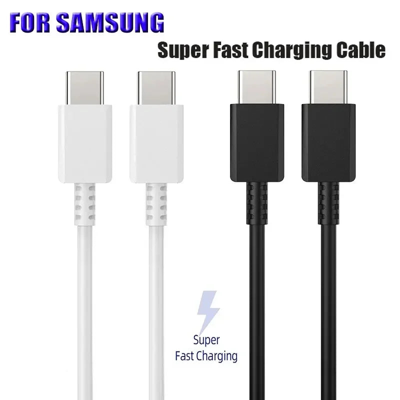 Original Samsung 25W Super Fast Charge Type-C EU Adapter – For Galaxy S23/S22 Plus/S21/S20 FE, Note 20/10+, A54, A34 5G