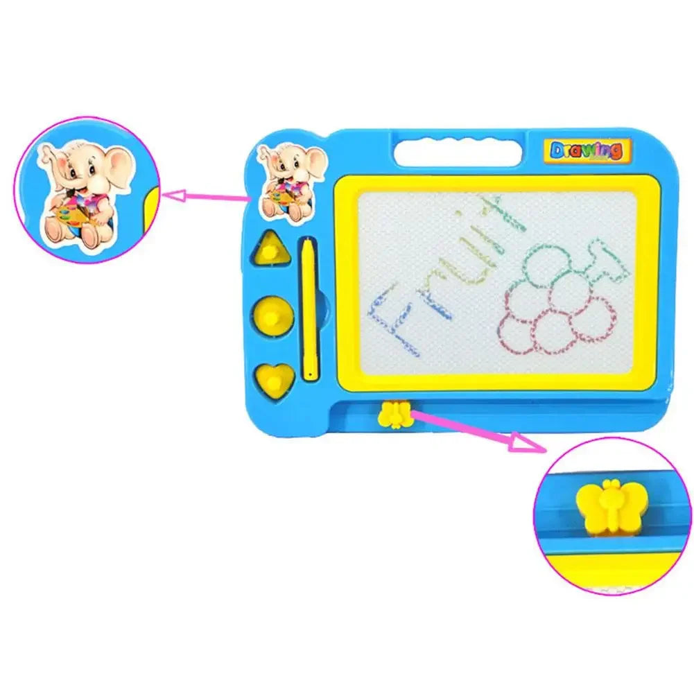 Kids Magnetic Drawing Board, Reusable Writing Pad and Doodle Art Toy, Creative Educational Gift for Children