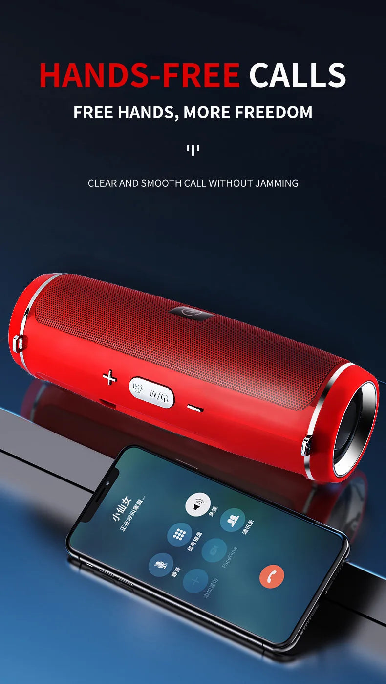 2023 Wireless Bluetooth Speaker - Portable Outdoor Waterproof Subwoofer with Stereo Sound