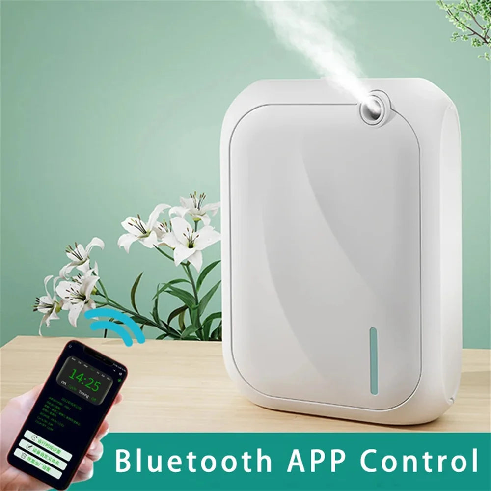 Wall-Mounted Aroma Diffuser - Bluetooth Controlled Essential Oil Diffuser for Home &amp; Hotel, Covers 200m³