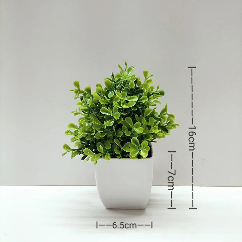 Artificial Plant Tree: Potted Fake Plant for Office and Home Decor