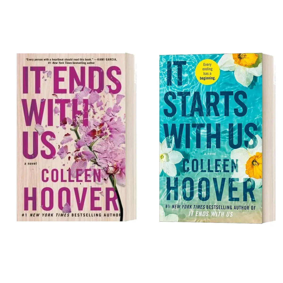 It Starts with Us &amp; It Ends with Us: #1 Sunday Times Bestselling Novels by Colleen Hoover – English Paperback Edition