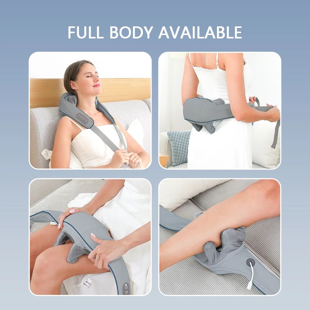 Wireless Neck And Back Massager - Relaxing Trapezius